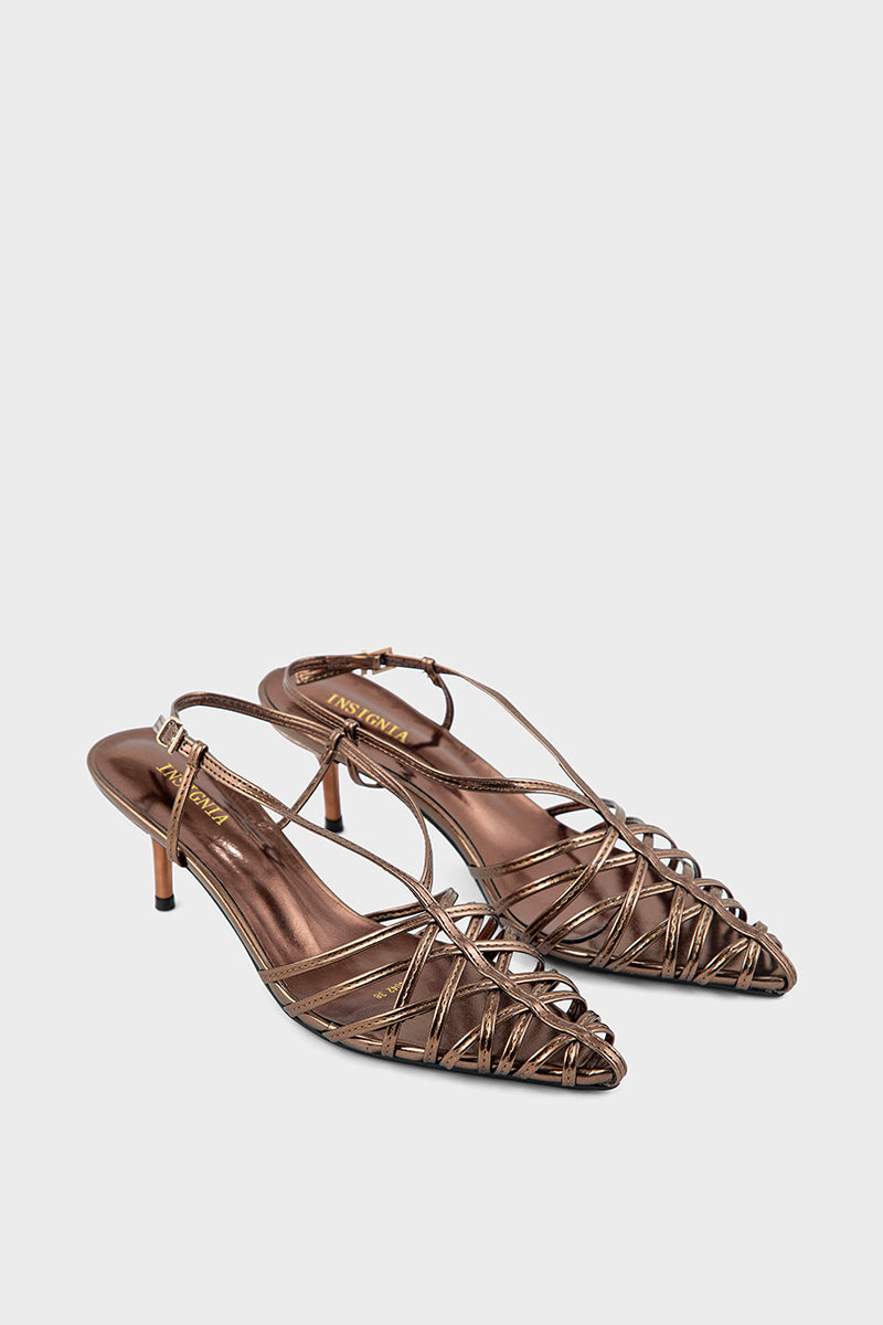 Party Wear Sling Back IP4042-Bronze