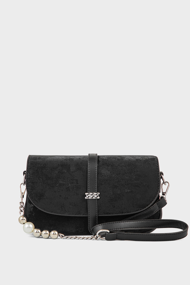 Flap Shoulder Bags BS2133-Black