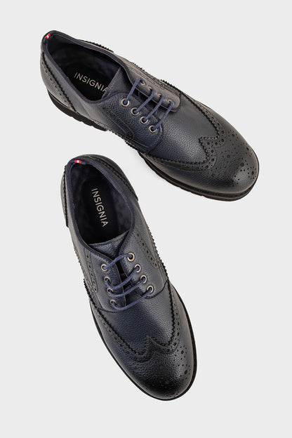 Men Formal Oxford MF8019-Navy
