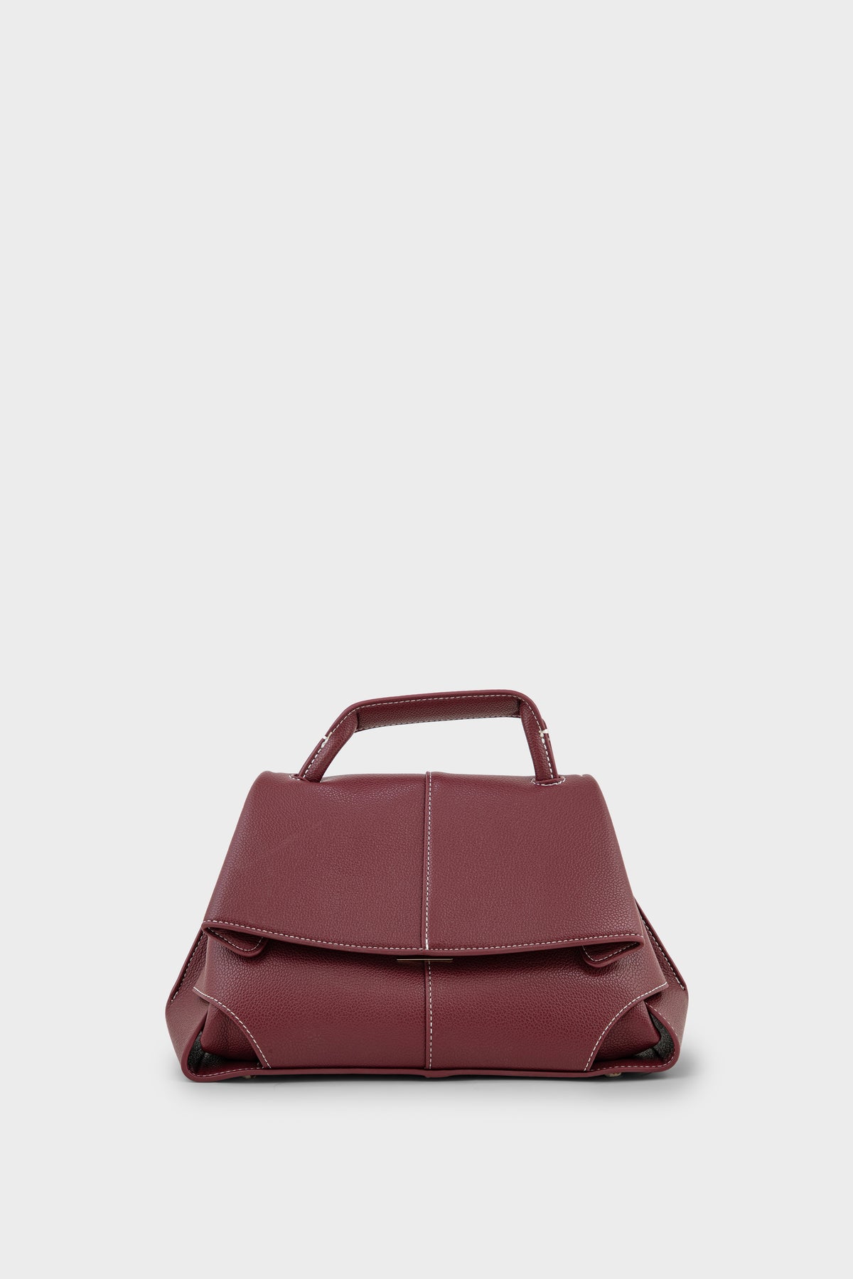 Top Handle Hand Bags BS2415-Maroon