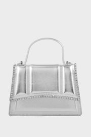Top handle Hand Bags B15193-Silver