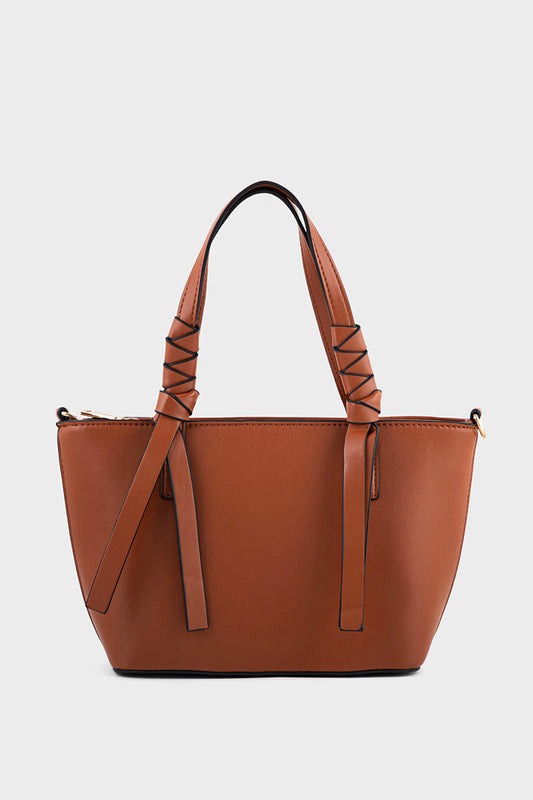 Tote Hand Bags BS2196-Dark Brown