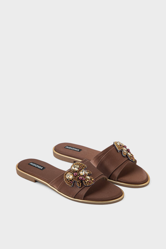 Formal Slip On IF0271-Brown
