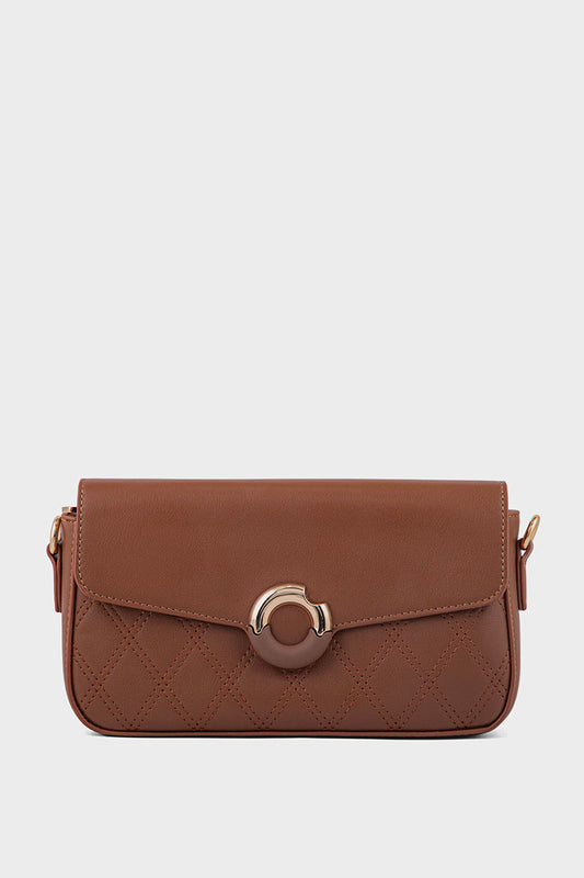 Cross Shoulder Bags BS2167-Brown