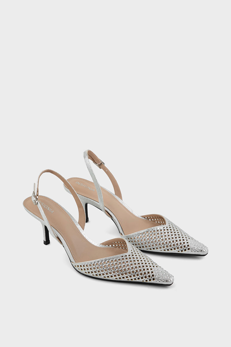 Party Wear Sling Back IP4046-Silver