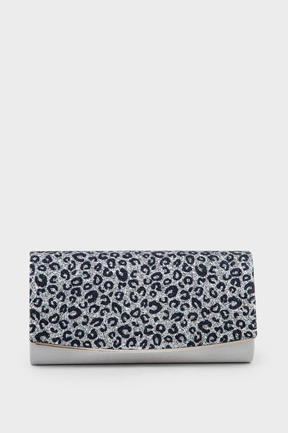 Party Wear Clutch BK4123-Silver