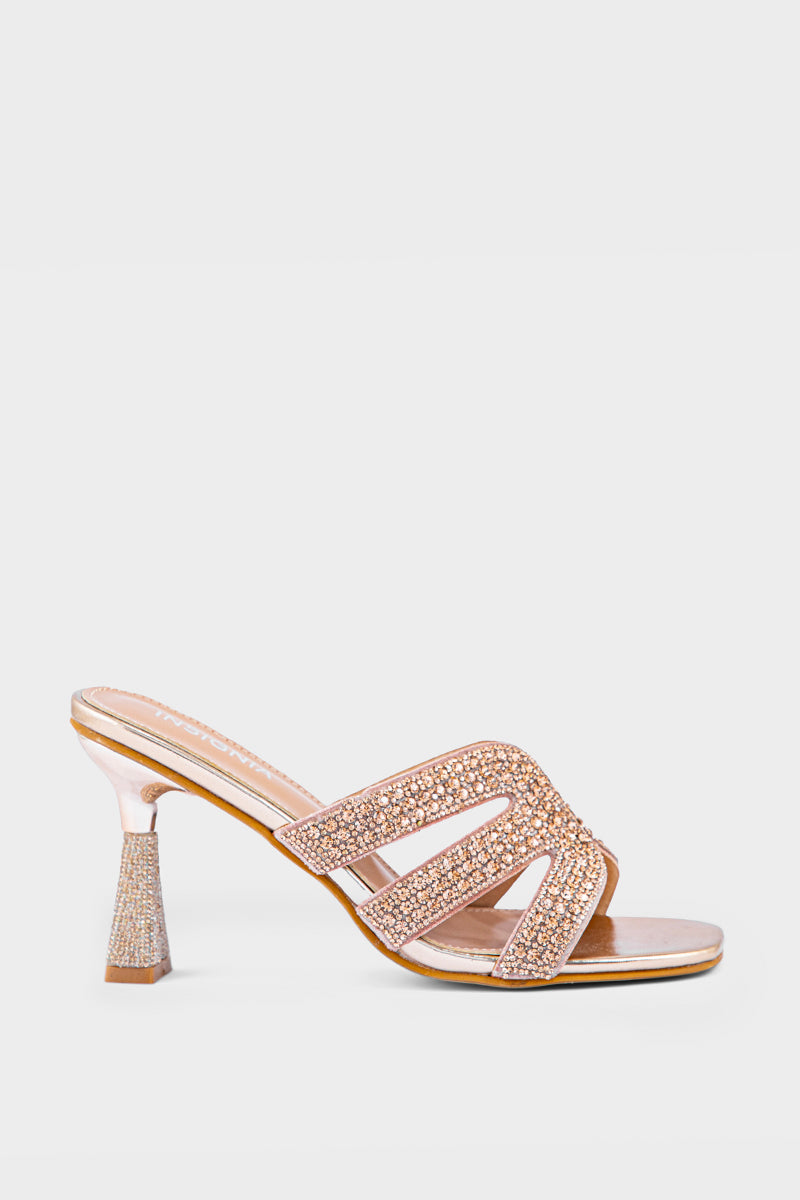 Party Wear Slip On IP0039-Golden