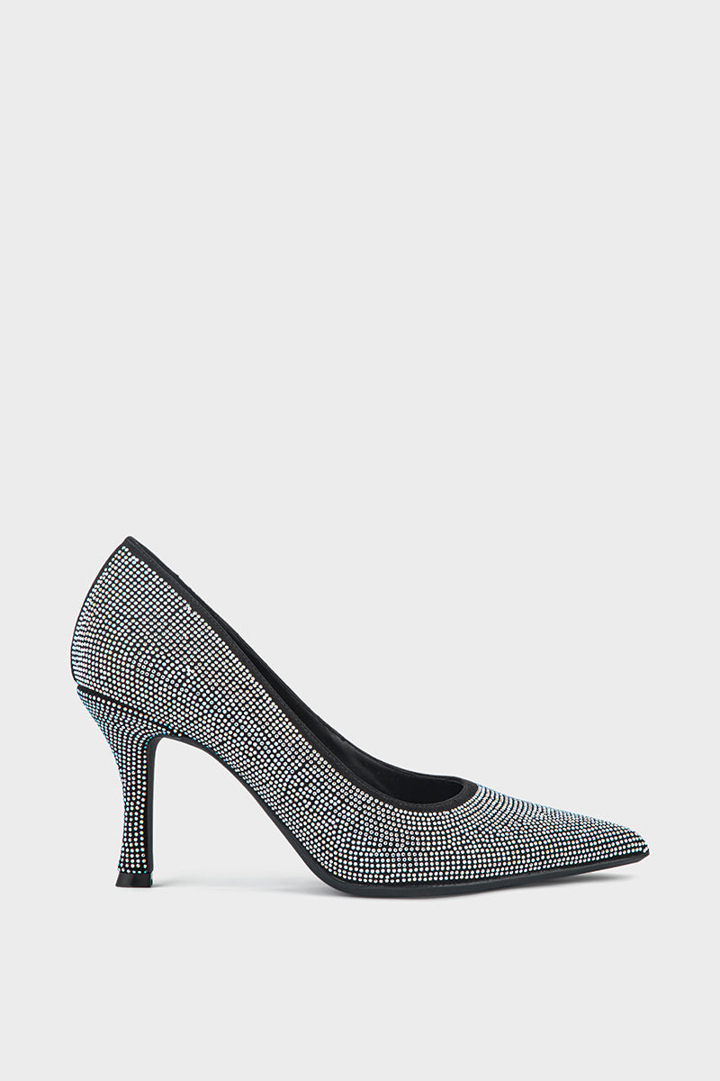 Party Wear Court Shoes IP5022-Black