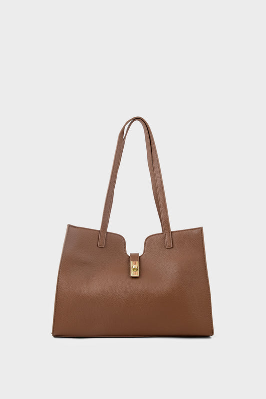 Tote Hand Bags BS2317-Tan