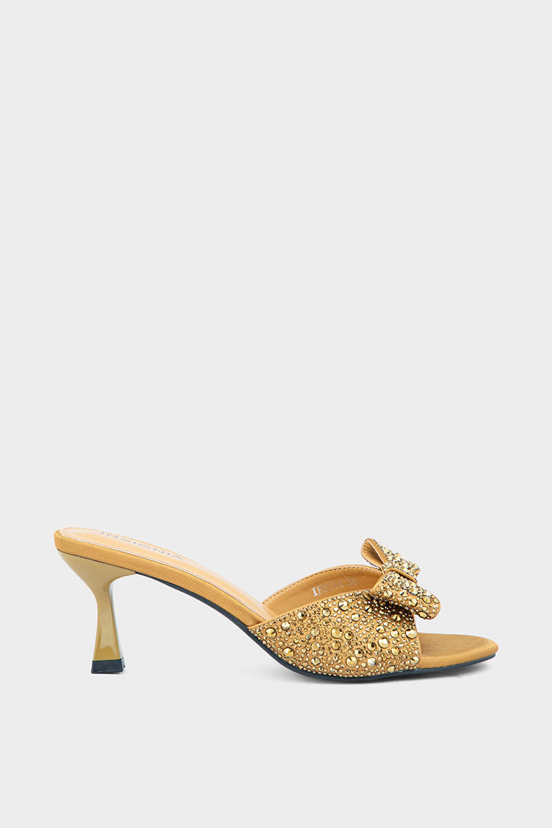 Party Wear Slip On IP0044-Golden