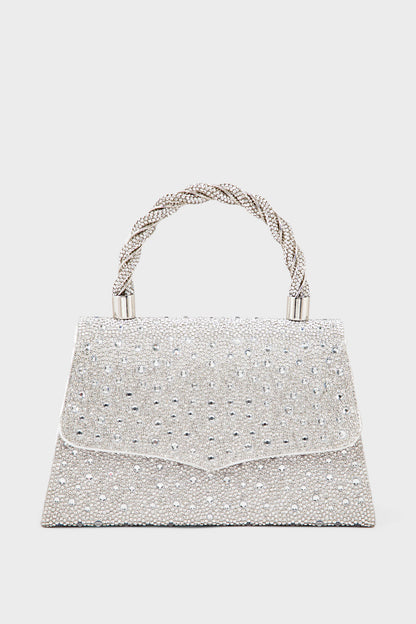 Party Wear Clutch BH0123-White