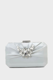 Party Wear Clutch B21598-Silver