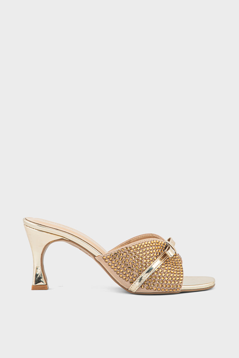 Party Wear-Slip On-IP0094-Gold