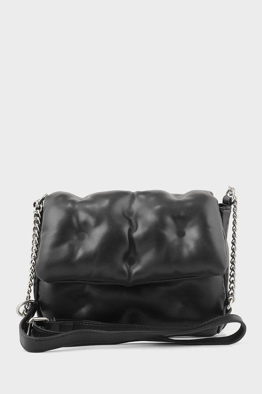 Hobo Hand Bags B15162-Black