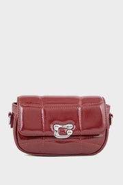 Flap Shoulder Bags BS2115-Maroon