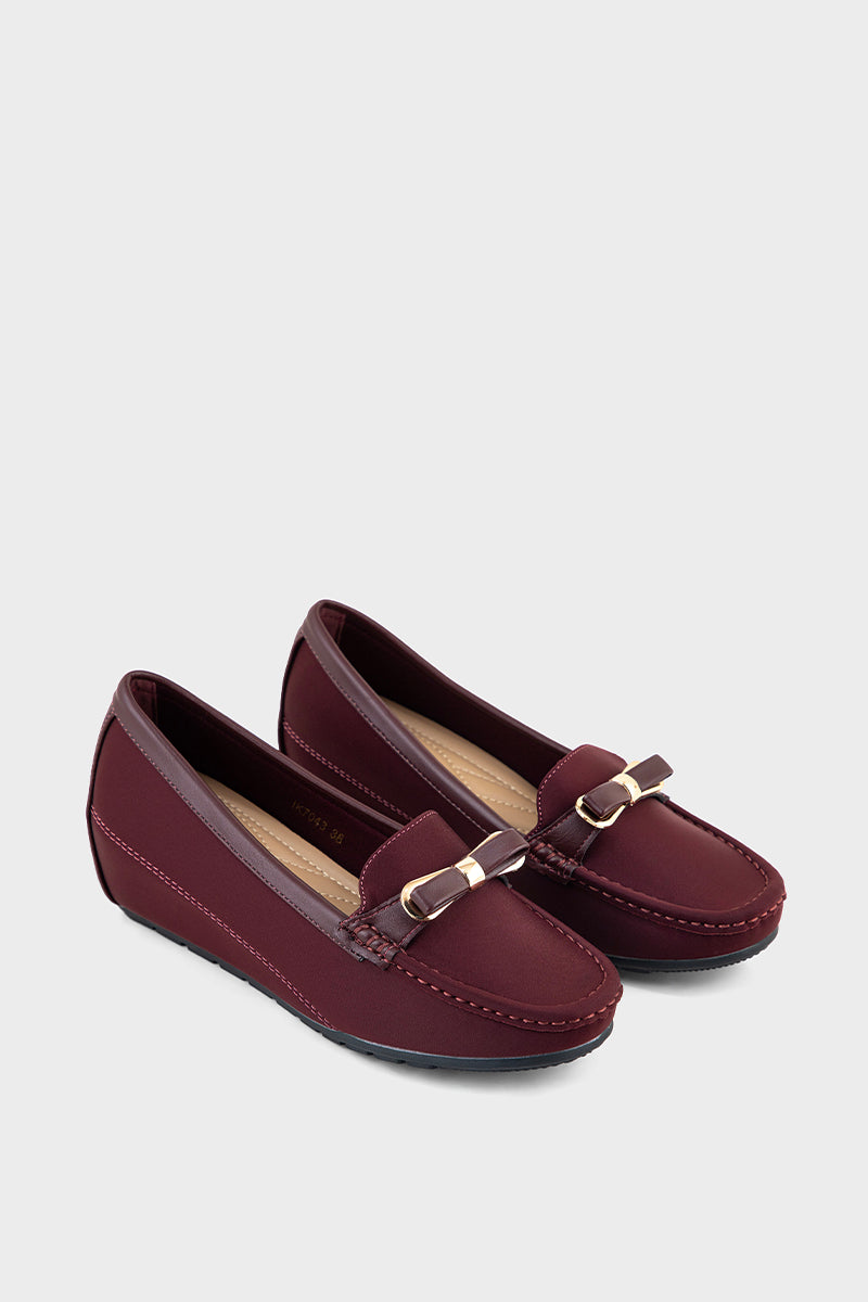 Comfort Moccasin IK7043-Maroon