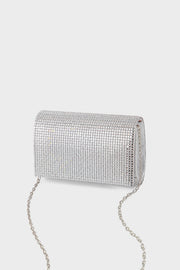 Party Wear Clutch BK4152-Silver