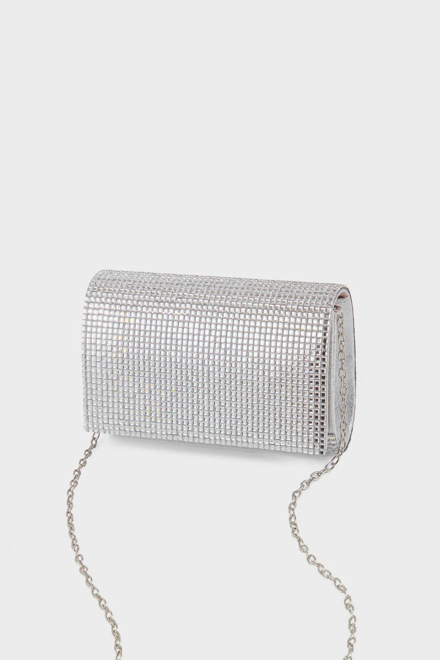 Party Wear Clutch BK4152-Silver
