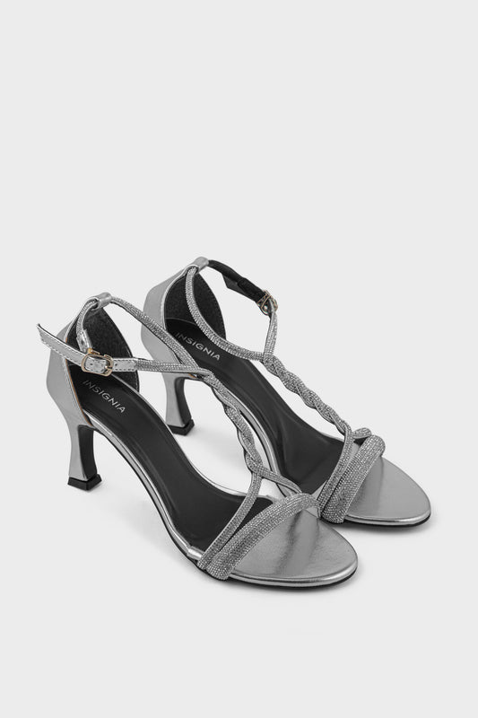 Party Wear Sandal IP2069-Silver
