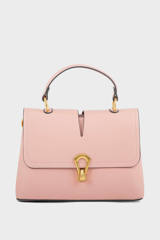Top Handle Hand Bags BH0108-Tea Pink
