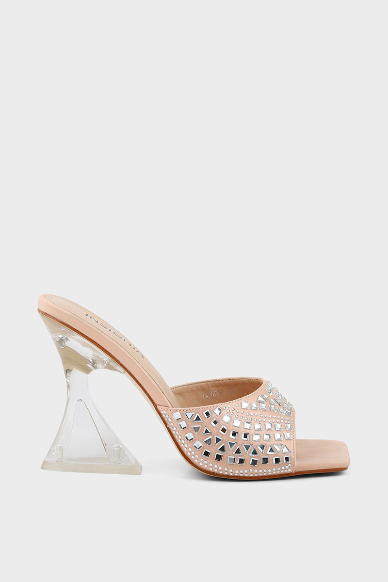 Party Wear Slip On I29292-Pink