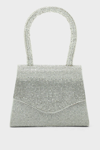 Top Handle Hand Bags BH0043-Silver