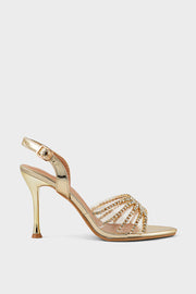 Party Wear Sandal IP2057-Gold