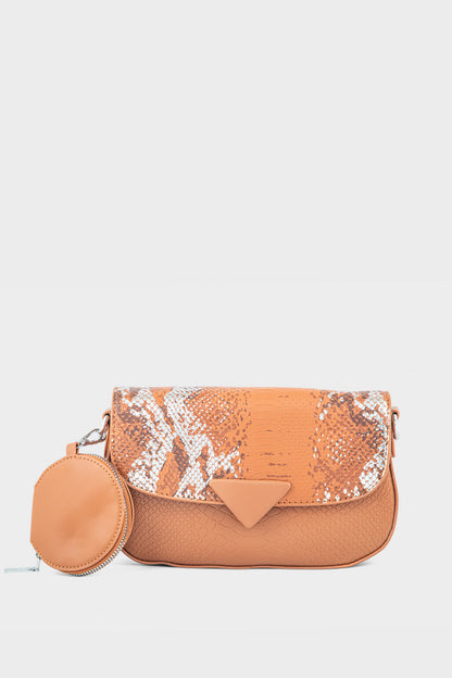 Flap Shoulder Bags BS2130-Tan