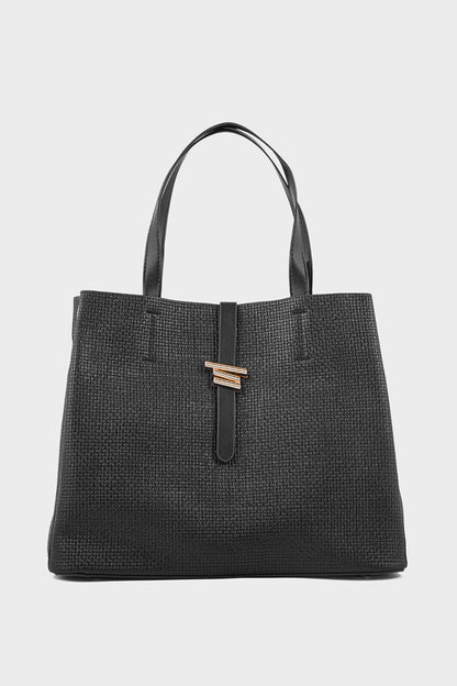 Tote Hand Bags BS2166-Black