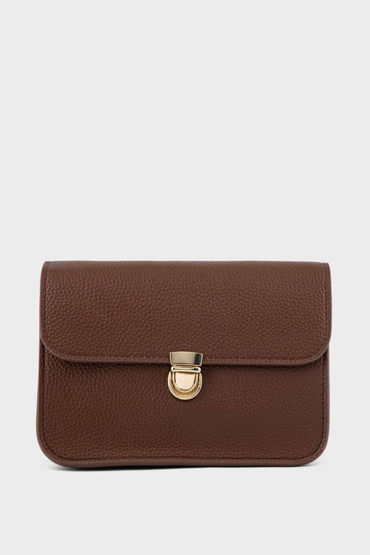 Cross Shoulder Bags BS2176-Brown