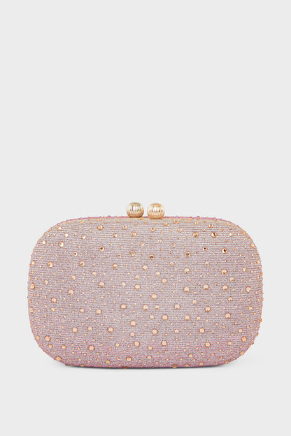 Party Wear Clutch BK4077-Champagne