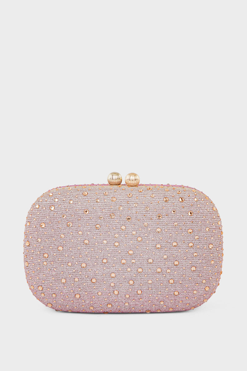 Party Wear Clutch BK4077-Champagne