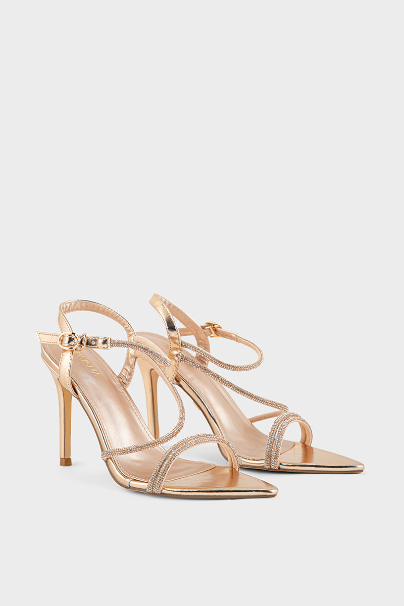 Party Wear Sandal IP2083-Champagne
