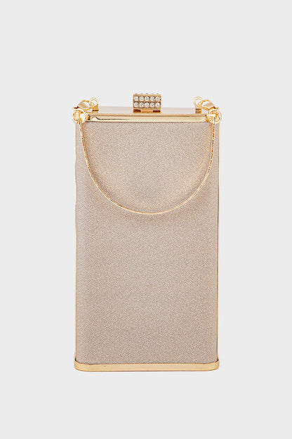 Party Wear Clutch BK4069-Golden
