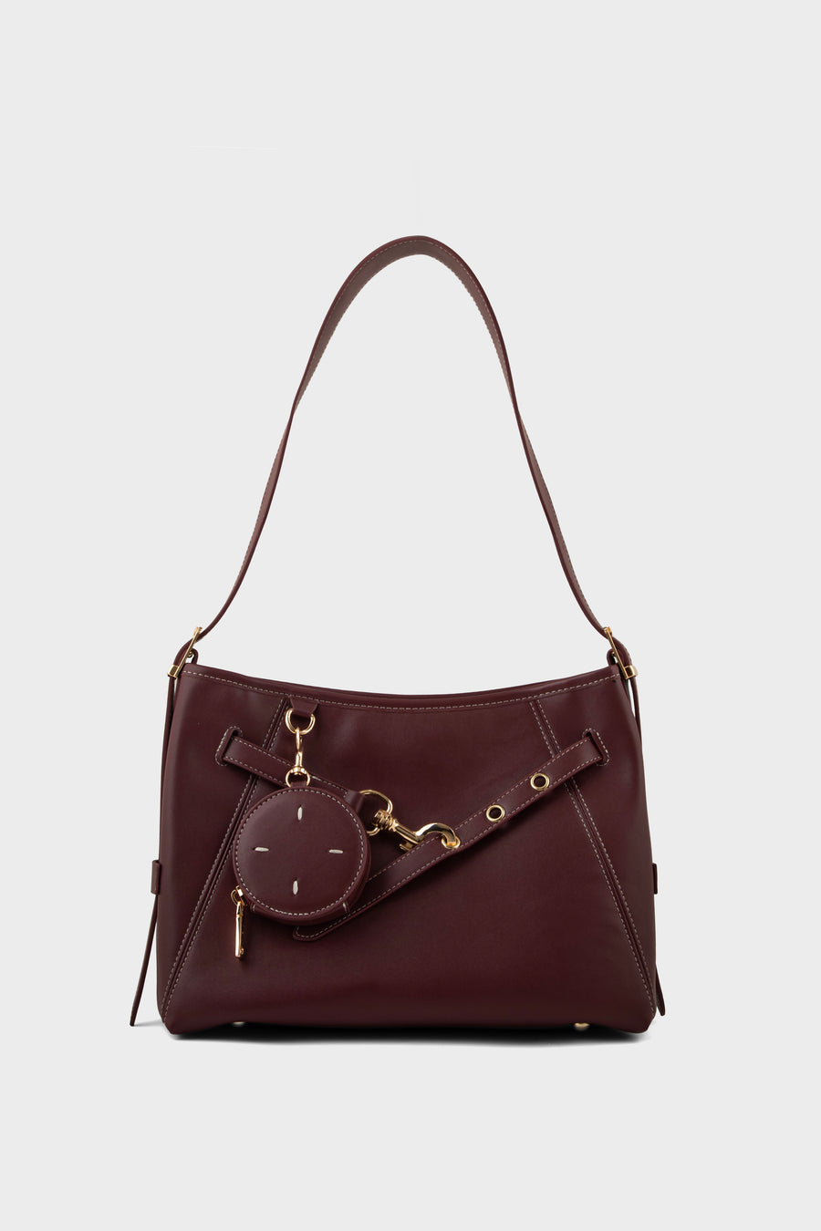 Formal Shoulder Bags BS2337-Burgundy
