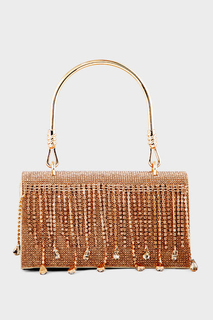 Party Wear Clutch BH0119-Golden