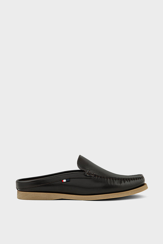 Men Casual Back Open Moccs MC6502-Coffee