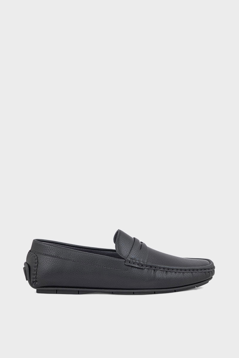 Men Casual Driving Mocs MC4019-Black