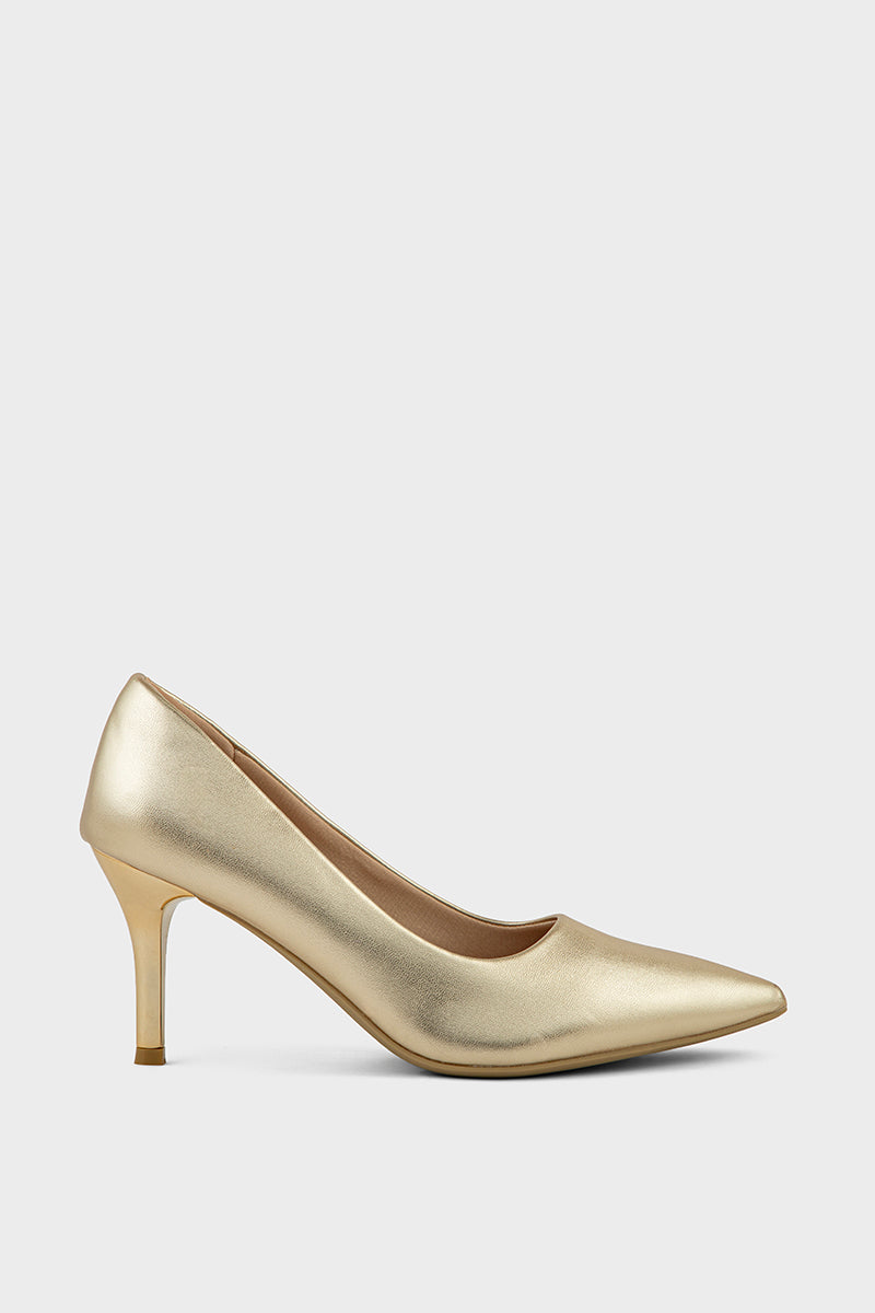 Party Wear Court Shoes IP5014-Gold