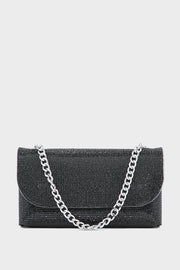 Flap Shoulder Bags BK4043-Black