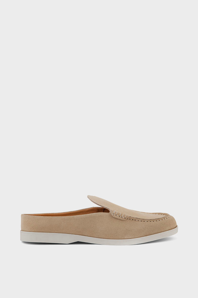 Men Casual Back Open Moccs MC6503-Beige