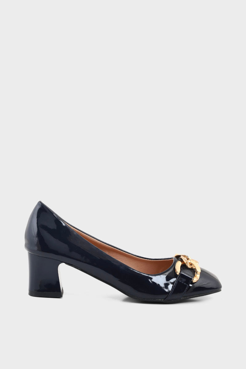 Formal Court Shoes I44396-Navy