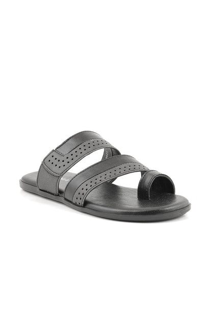 Men Casual Thong M10021-Black