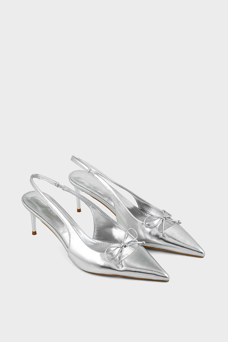 Party Wear Sling Back IP4053-Silver