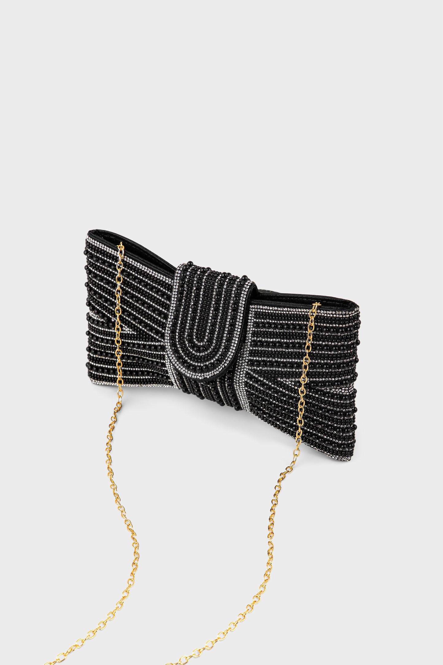 Party Wear Clutch BK4155-Black