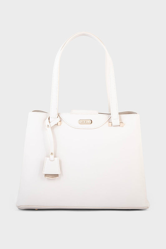 Formal Tote Hand Bags BS2058-White