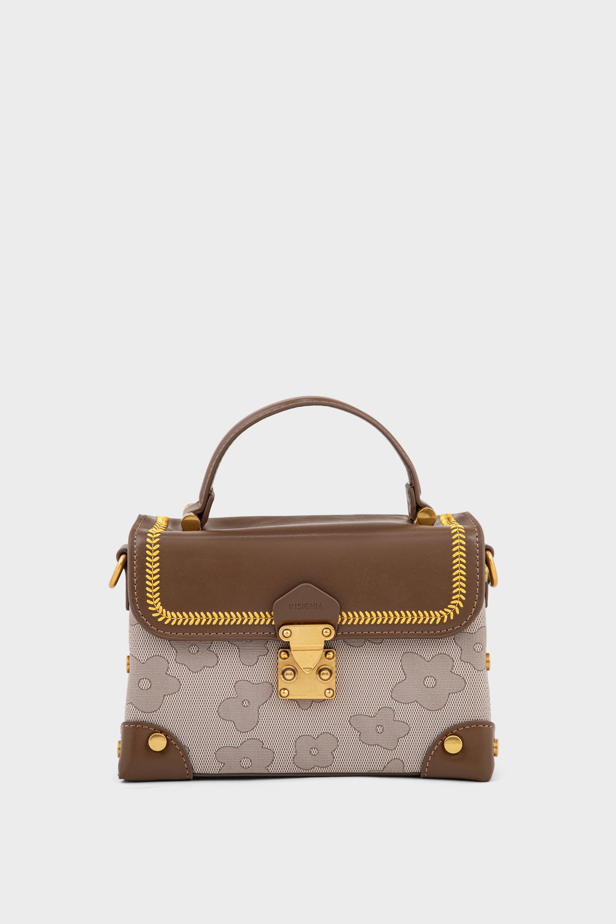 Top Handle Hand Bags BH0228-Brown