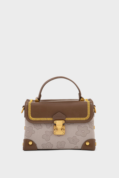 Top Handle Hand Bags BH0228-Brown