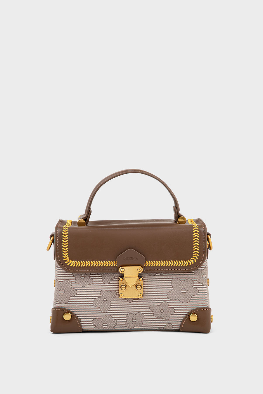 Top Handle Hand Bags BH0228-Brown
