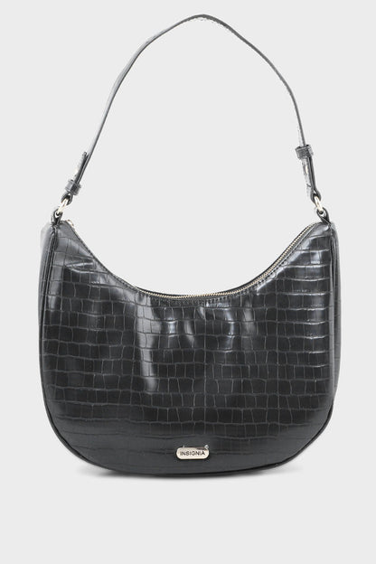 Hobo Hand Bags B15161-Black